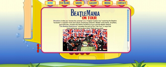 Able Video The Beatles Experience Website