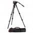 Manfrotto 504HD Head w/535 2-Stage Carbon Fibre Tripod System for Hire