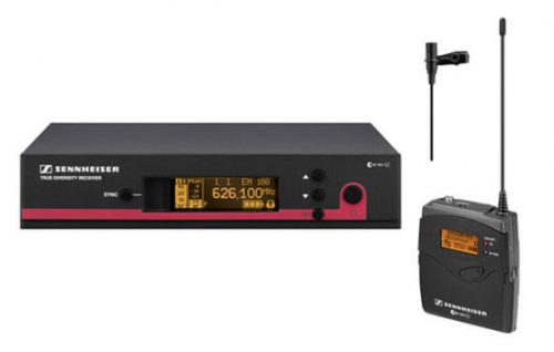 Sennheiser EW100 Powered Receiver with ME 2 Lavalier Mic for Hire